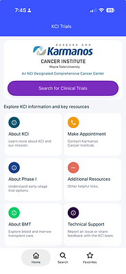 Karmanos Cancer Institute Rolls Out New Oncology Clinical Trials App Features Karmanos Cancer Institute Rolls Out New Oncology Clinical Trials App Features